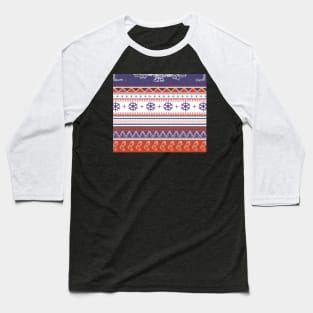 Merry Christmas and Happy New Year 2021 Pattern Baseball T-Shirt